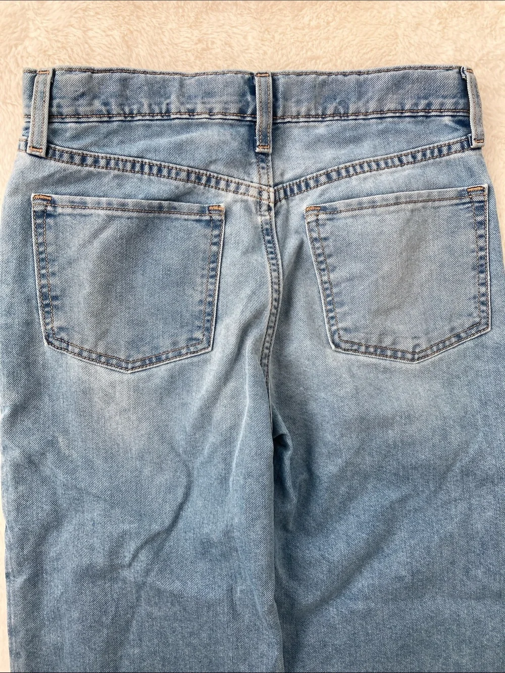 SALE! 50% Off Old Navy Kids Blue high rise Baggy wide leg jeans Size 12